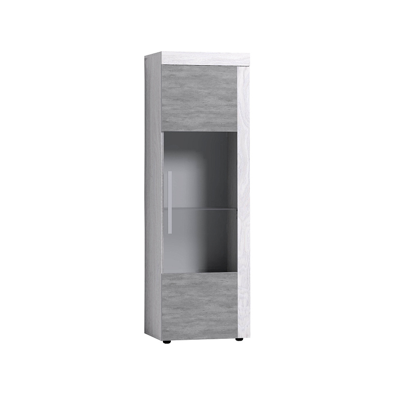Glass cabinet vitrine for living room фото